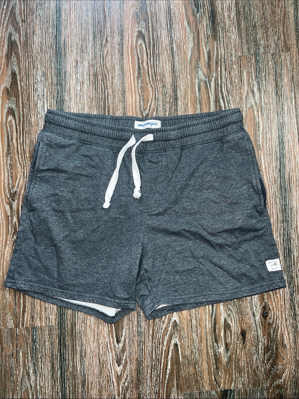 Men's Maamgic XL Charcoal Athletic Knit Shorts